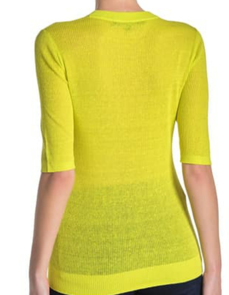 Veronica Beard Dean Solid Linen Blend Sweater - image 2